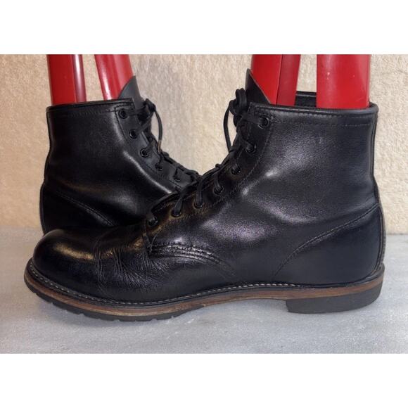 Red Wing Beckman Black Featherstone # 9014 Men Size 10.5 D Boot main image 7